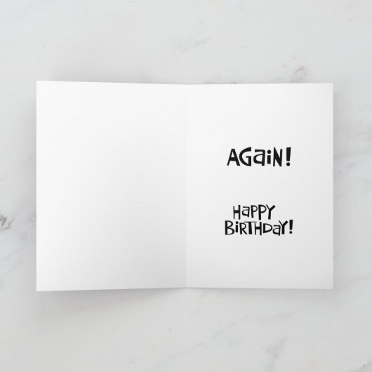 Carte Encore 59e anniversaire (Intérieur)