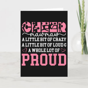 Carte Encourage Mawmaw Fière Grand-mère Mawmaw D'une Pom