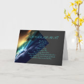 Carte encouragement (Fleur jaune)