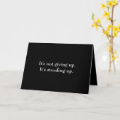 Carte Encouragement (Fleur jaune)