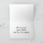 Carte Encouragement (Intérieur)