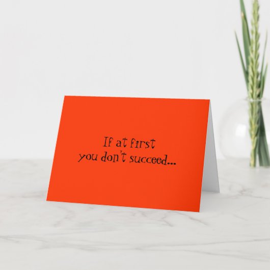 Carte Encouragement (Devant)