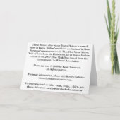 Carte Encouragement (Dos)