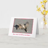 Carte Encouragement (Fleur jaune)
