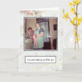 Carte Encouragement (Fleur jaune)