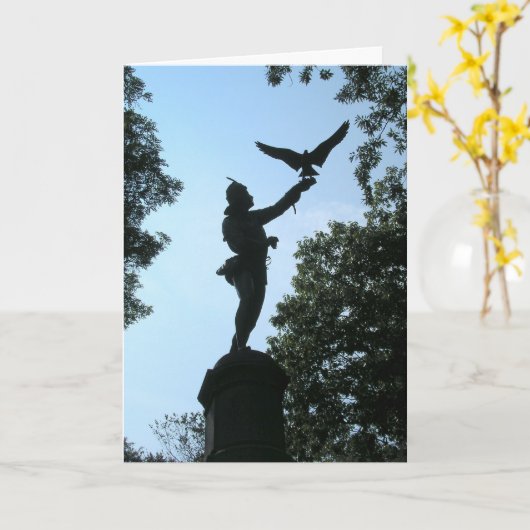 Carte Encouragement (Fleur jaune)