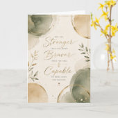 Carte Encouragement (Fleur jaune)