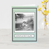 Carte Encouragement (Fleur jaune)