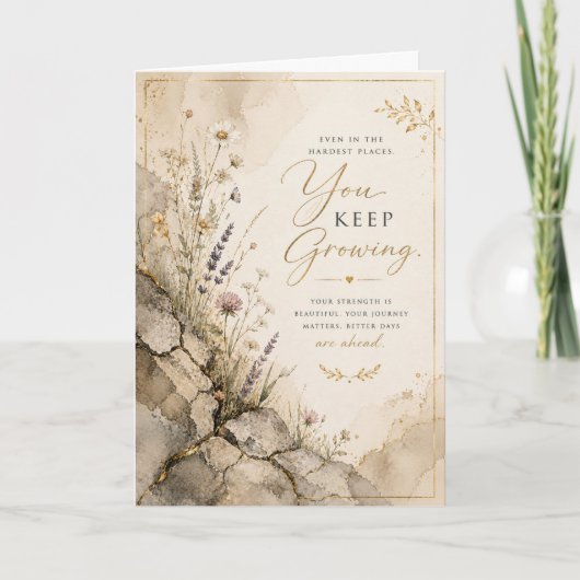 Carte Encouragement (Devant)