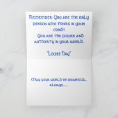 Carte Encouragement (Intérieur)
