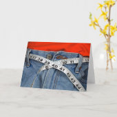 Carte Encouragement à la perte de poids (Fleur jaune)