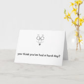 Carte encouragement après un mauvais jour (Fleur jaune)