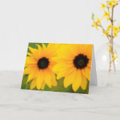 Carte Encouragement au cancer pour ma soeur (Fleur jaune)