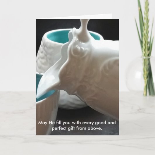 Carte Encouragement avec l'écriture sainte (Devant)