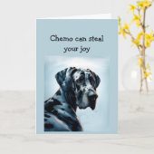 Carte Encouragement Chemo peut voler votre joie (Fleur jaune)