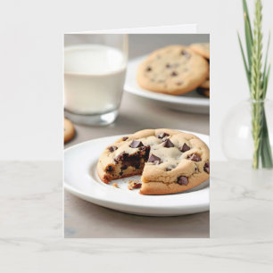 Carte Encouragement Cookies de chips au chocolat