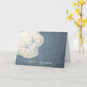 Carte Encouragement de sable et de rivage (Fleur jaune)