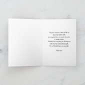 Carte Encouragement d'épouse, religieux - épouse des (Intérieur)