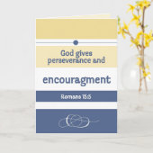 Carte Encouragement des écritures (Fleur jaune)