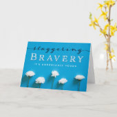 Carte Encouragement des patients atteints de cancer - Br (Fleur jaune)