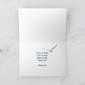 Carte Encouragement devis avec arbre (Intérieur)