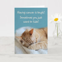 Encouragement du cancer Brave Kitty Se tirer bien