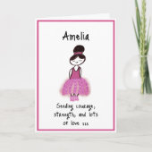 Carte Encouragement du cancer du sein (Devant)