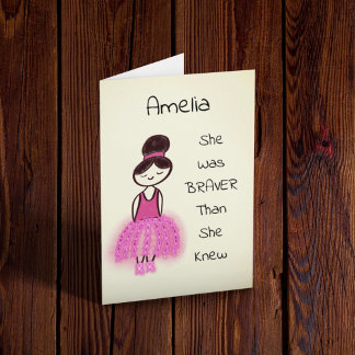 Carte Encouragement du cancer du sein personnalisable
