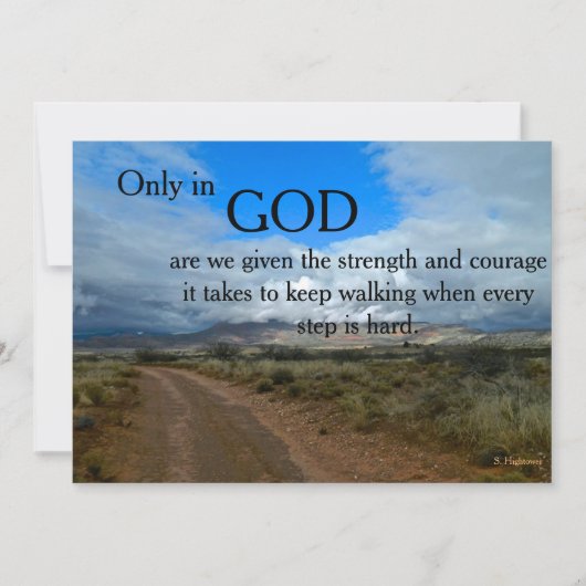 Carte - Encouragement - Essais (Devant)