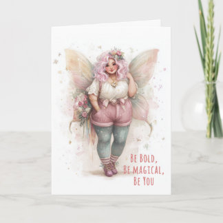 Carte Encouragement Fairy Greeting Inspirational Quote