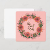 Carte Encouragement Lumière Réconfort Espoir (Devant / Derrière)