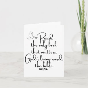 Carte Encouragement Positif À Lire La Bible - La Seule