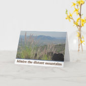 Carte Encouragement positif Atteindre vos objectifs Sent (Fleur jaune)