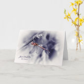 Carte Encouragement Pour Frit, Juste Tenir Sur La libell (Fleur jaune)