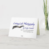 Carte Encouragement pour la force (Dos)