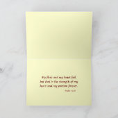 Carte Encouragement pour la force (Intérieur)