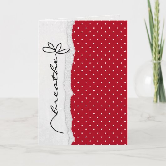 Carte encouragement soutien fleur marguerite (Devant)