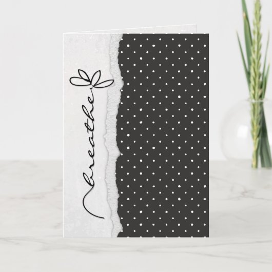 Carte encouragement soutien fleur marguerite (Devant)