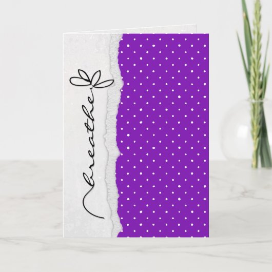 Carte encouragement soutien fleur marguerite (Devant)