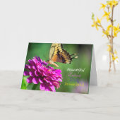 Carte Encourager l'enfant (Fleur jaune)