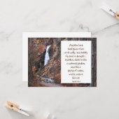 Carte Encourager les écritures Isaiah Cascade Nature (Devant/Arrière en situation)