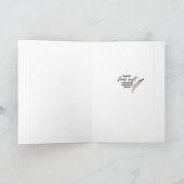 Carte Encouragez-moi à "être encore et à savoir" (Intérieur)