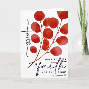 Carte Encouragez-Moi "Marcher par la foi"