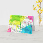 Carte Encouragez-moi "Vous avez de l'importance" Version (Fleur jaune)