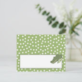 Carte Endroit Écrit Safari Jungle Alligator (Debout devant)