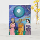 Carte Énergie de la Lune | Oeuvre céleste (Fleur jaune)