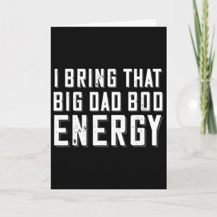 Carte Énergie Papa en Forme Drôle de Citation de Papa Fê