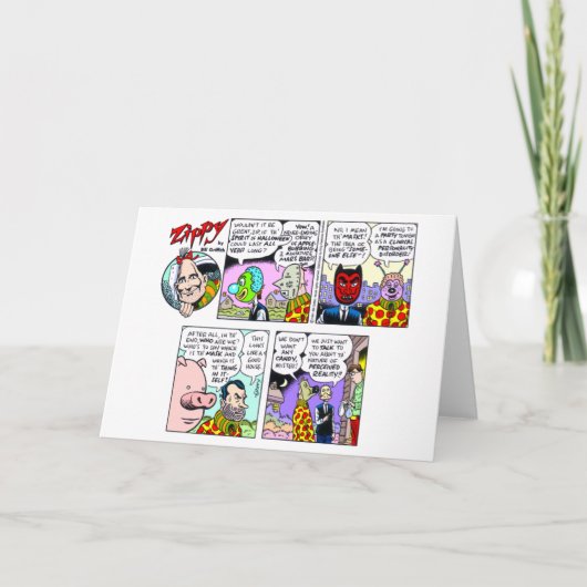 Carte énergique de Halloween (Devant)