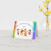 carte enfant (Fleur jaune)