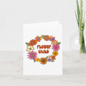 Carte Enfant à fleurs